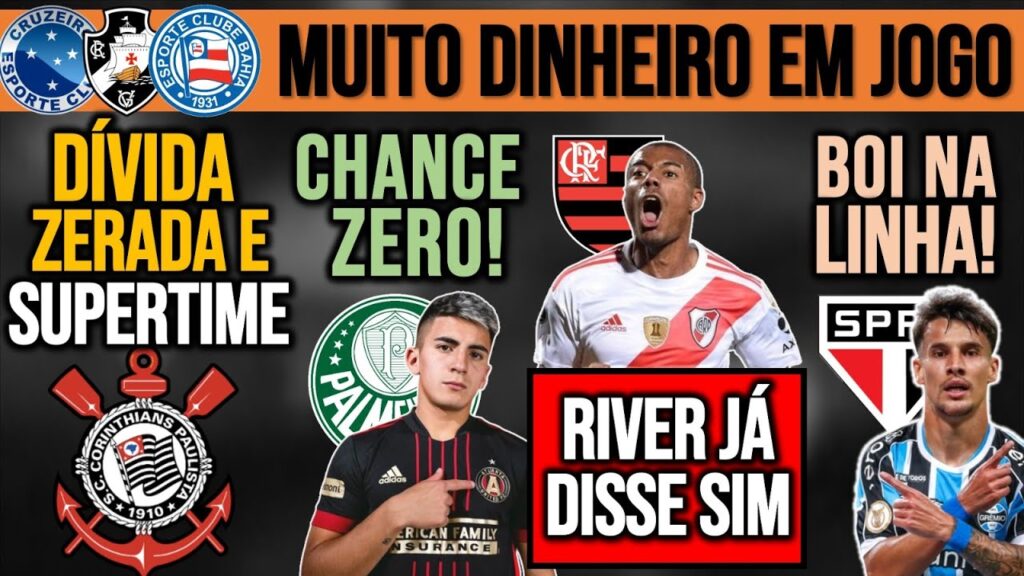 TIMÃO RICO APÓS QUITAÇÃO COM CAIXA! ALMADA NO VERDÃO? RIVER ACEITA VENDA! FERREIRA LONGE! CAETANO E+