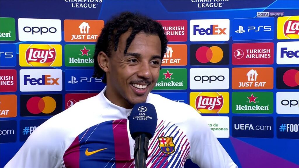 🎙 Jules Koundé heureux après la qualification du Barça : "Le score aurait pu être plus large"
