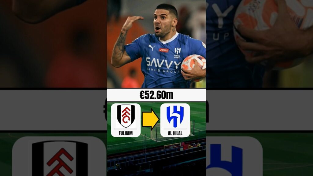 Aleksandar Mitrovic $ Player Transfer Value #football #burstransfer #shorts #aleksandarmitrovic