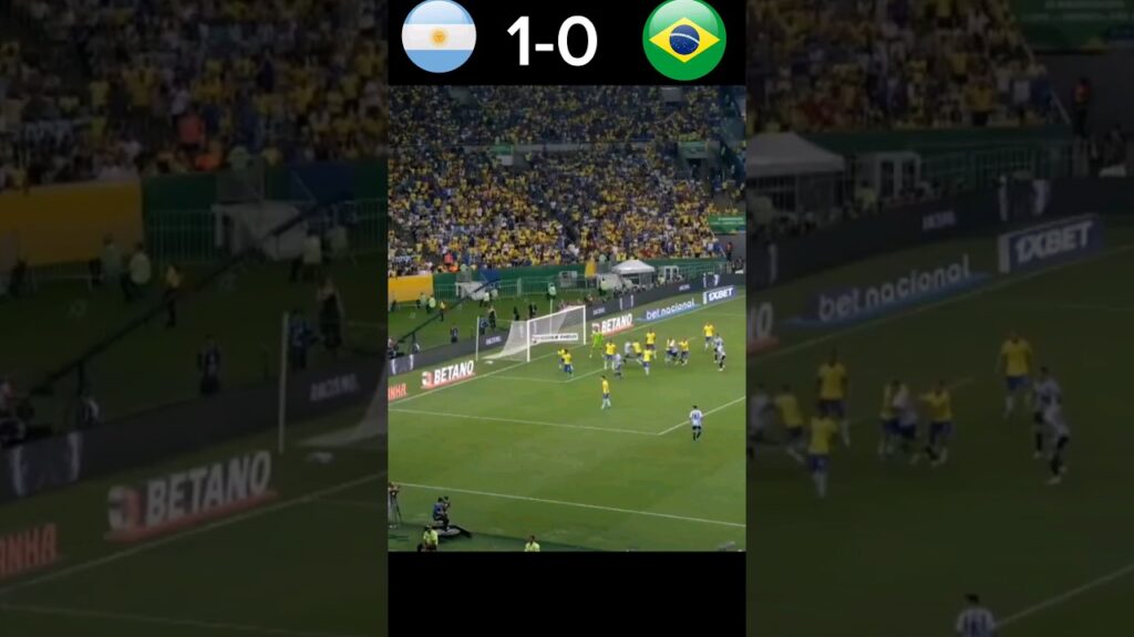 Argentina vs Brazil 1-0 Highlights  Messi & Nicolas Otamendi Goal #messi