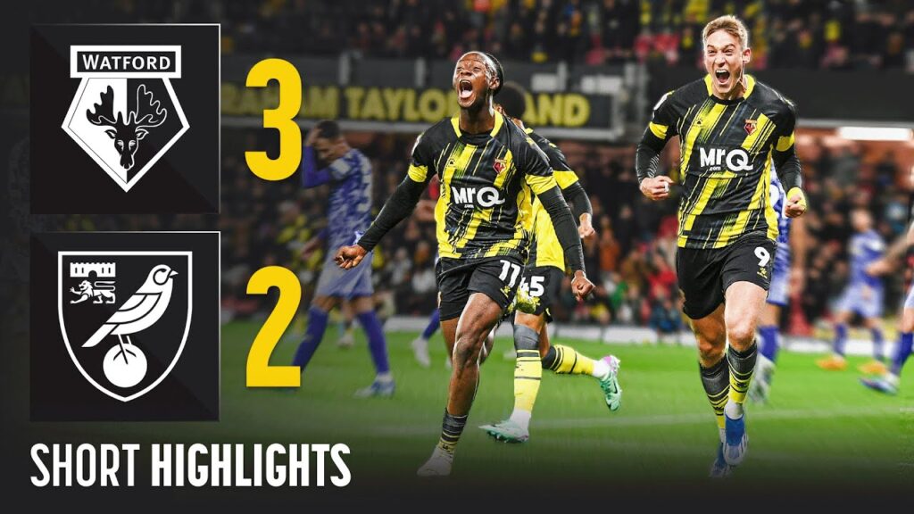 COMEBACK FROM TWO GOALS DOWN! 💪😤 | Watford 3-2 Norwich City | Short Highlights