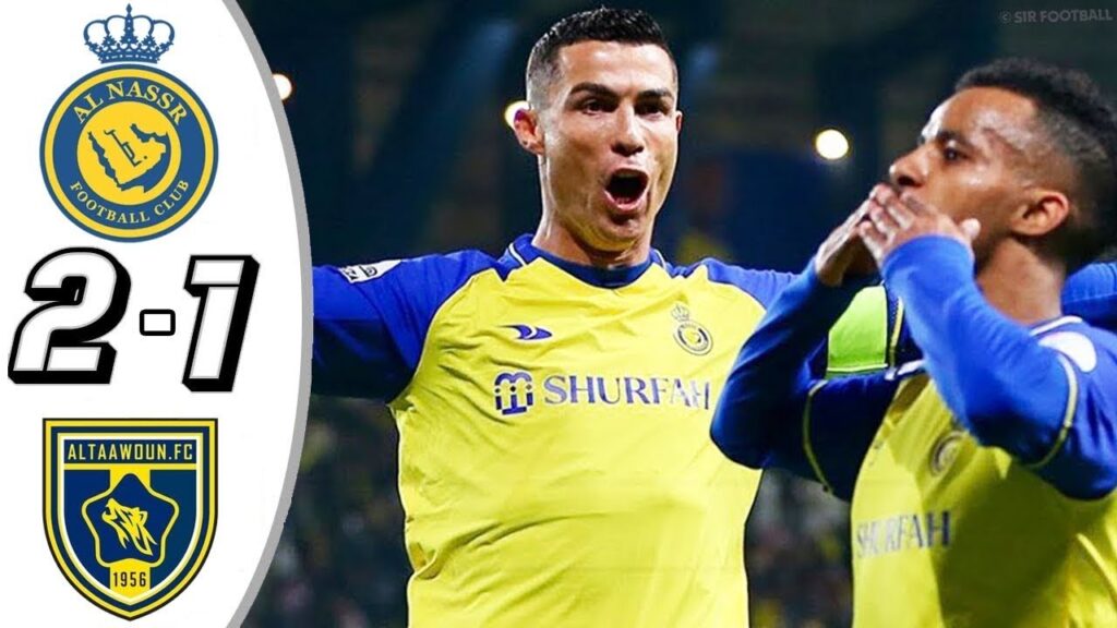 Al Nassr vs Al Taawoun 2-1 - Extended Highlights& All Goals - 2023 HD Ronaldo 2 Assists)
