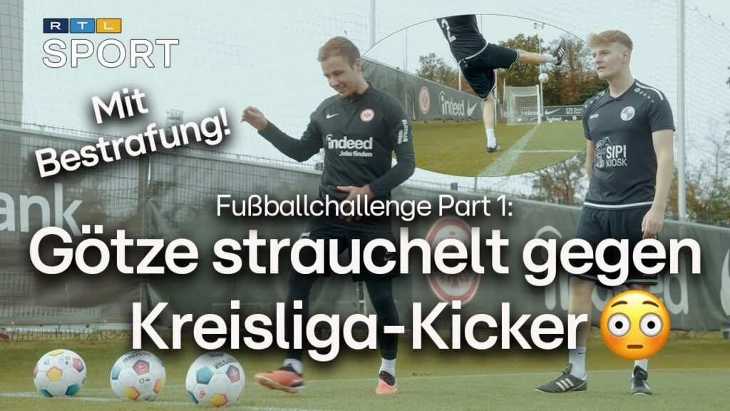 Wer hätte DAMIT gerechnet? Weltmeister vs. Kreisliga D: Fußballchallenge mit Mario Götze (Teil 1)
