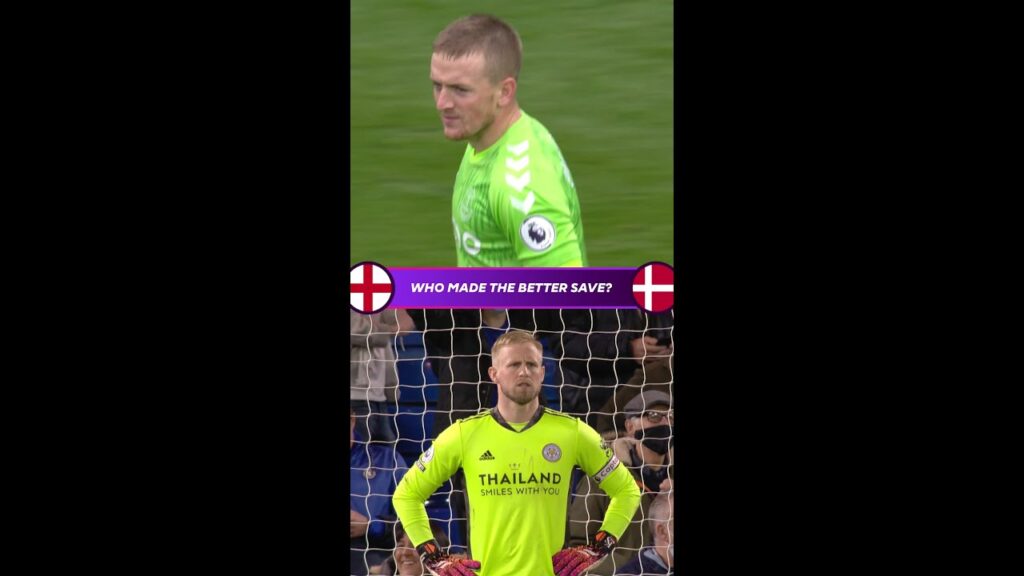 Who made the better save? | England v Denmark | Euro 2020 Semi-Final