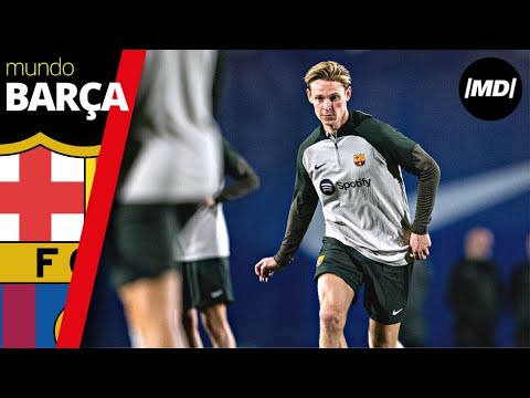ÚLTIMA HORA: ¡FRENKIE DE JONG vuelve a entrenar con el grupo!