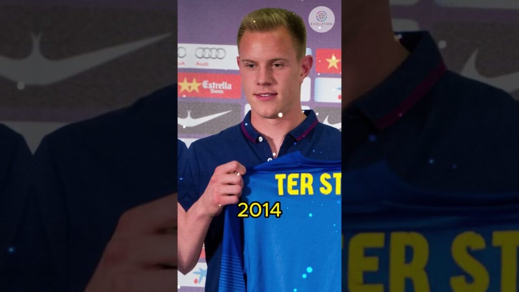 Marc André ter Stegen evolution #evolution #football #footballevolution #footballshorts