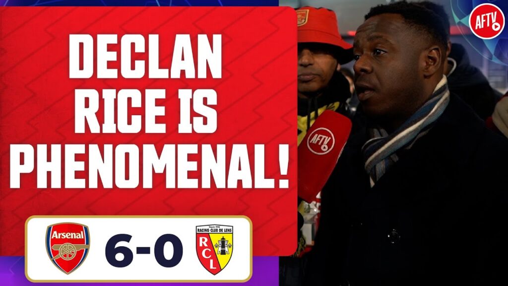 Arsenal 6-0 RC Lens | Declan Rice Is Phenomenal!