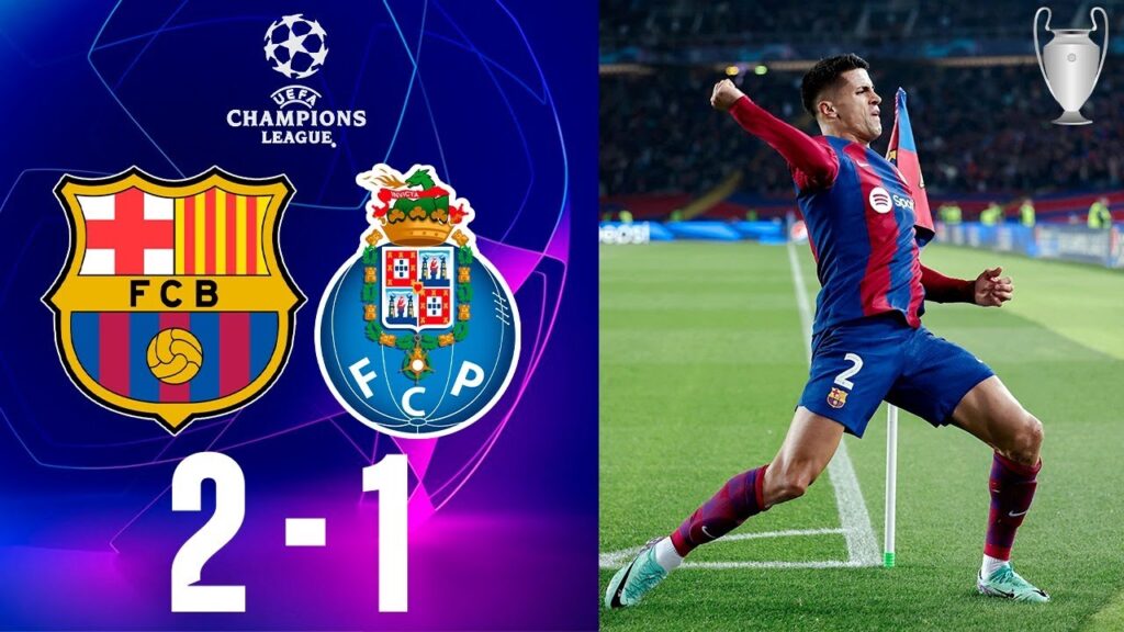 João Cancelo Goal | Barcelona vs Porto 2-1 Resumen y Goles | UEFA Champions League 2023/24 João Cancelo Goal | Barcelona vs Porto 2-1 Resumen y Goles | UEFA Champions League 2023/24