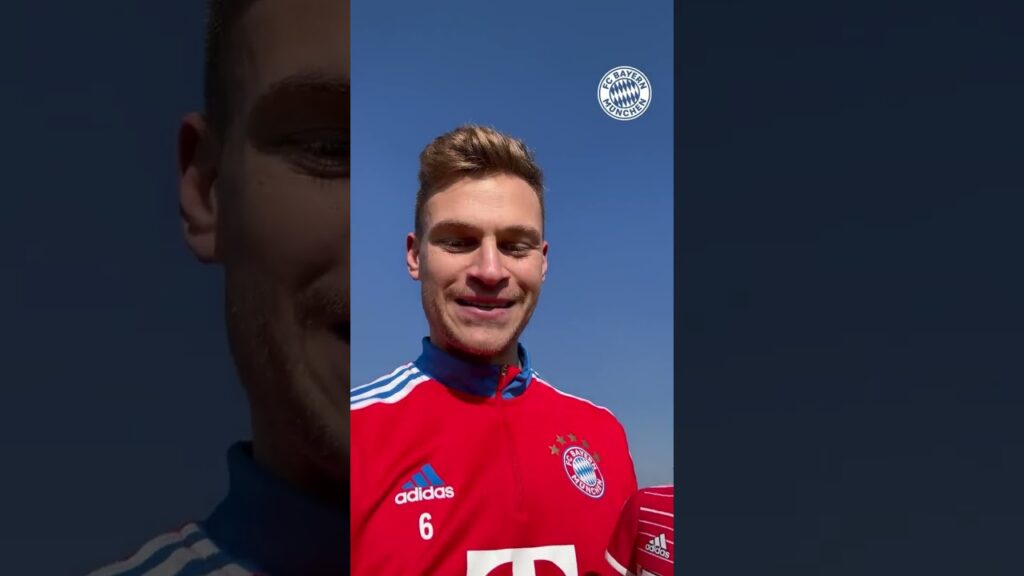 JOSHUA KIMMICH WITH A MESSAGE joshua kimmich ist euer spieler des monats
