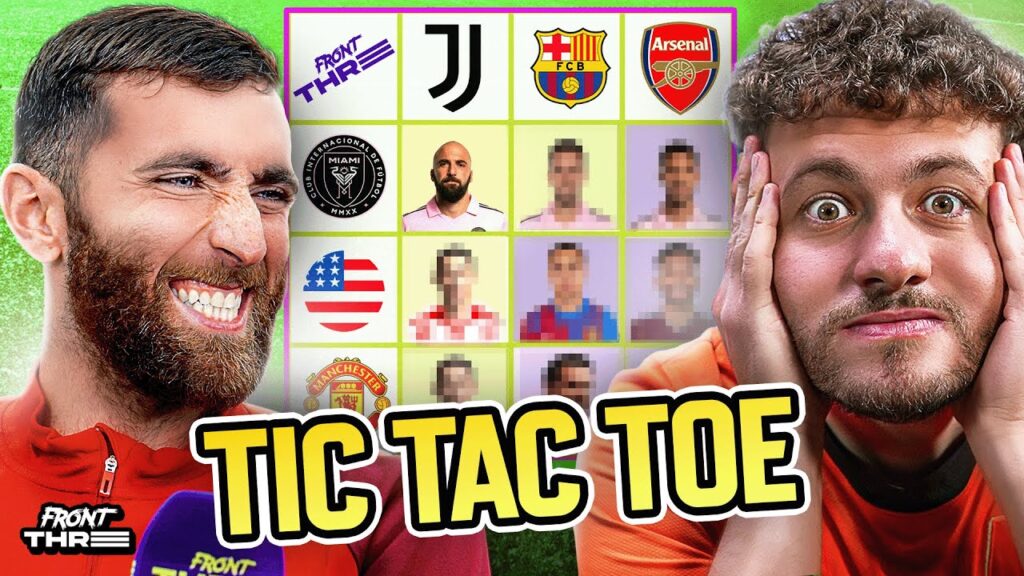 Can we BEAT this Premier League goalkeeper at FOOTBALL TIC TAC TOE? 💀