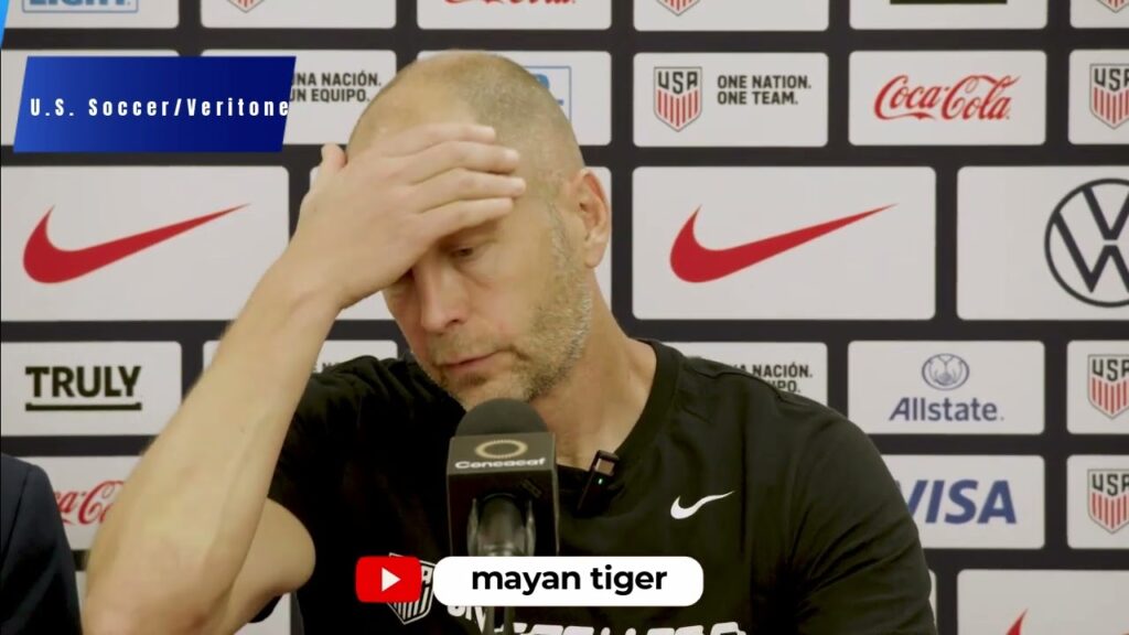 US Soccer coach Gregg Berhalter talks about Sergiño Dest and his ejection at Trinidad y Tobago.