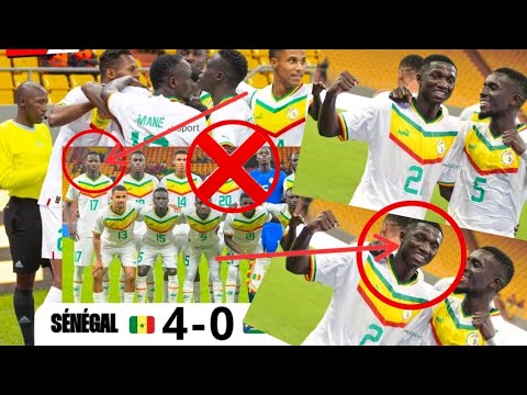 TEMPS FORTS QUATRE BUTS SÉNÉGAL LAMINE CAMARA PAPE MATAR SARR SADIO MANE
