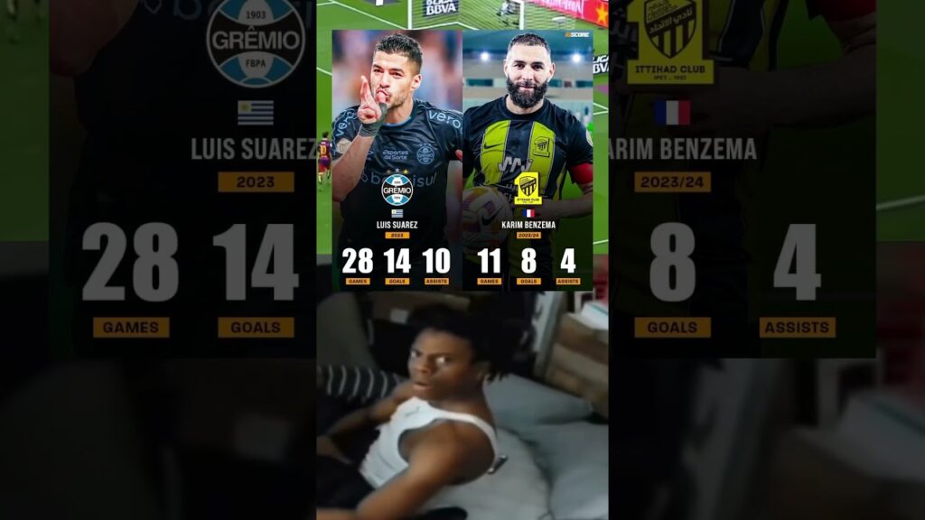 benzema vs suarez #ronaldo #messi #shorts