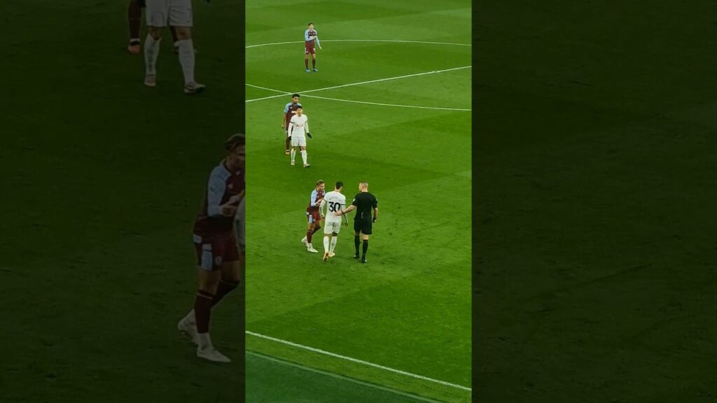 MATTY CASH FOULS RODRIGO BENTANCUR THEN SAYS "SORRY!" The Spurs Midfielder Then Went Off Injured