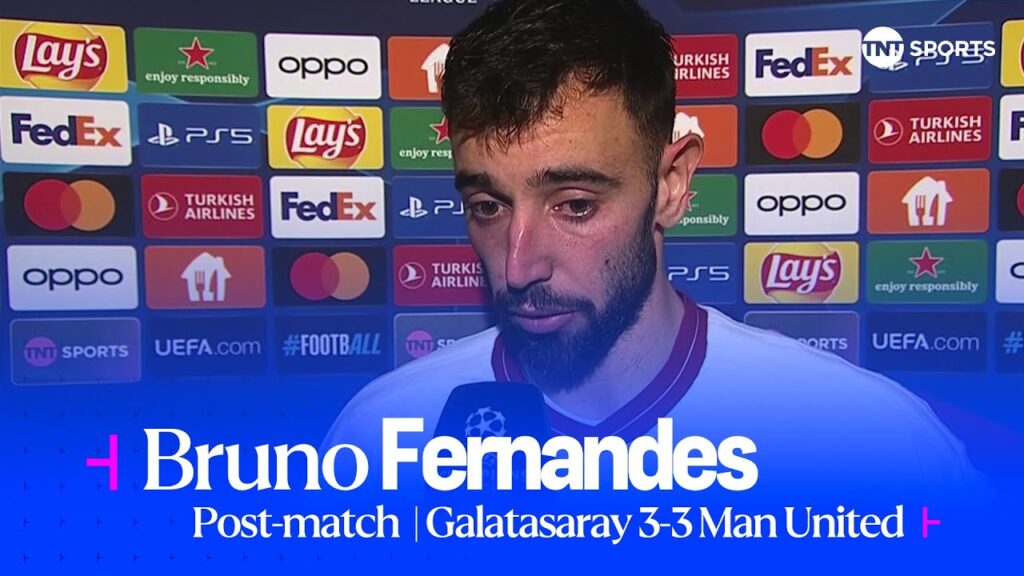 "WE CONCEDE REALLY BAD GOALS!" 😤 | Bruno Fernandes | Galatasaray 3-3 Man United | Champions League