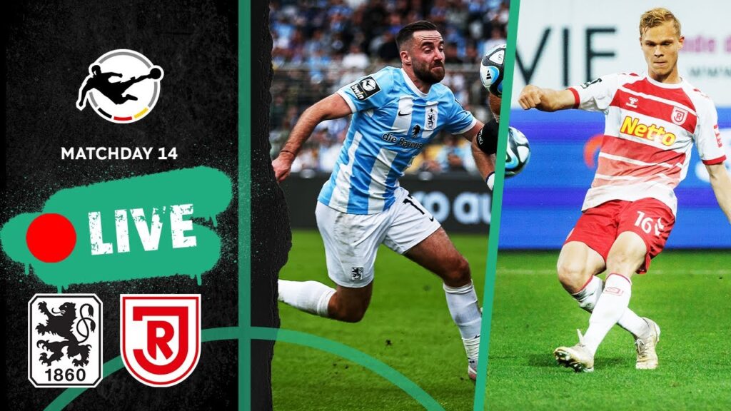 LIVE 🔴 1860 München vs. Jahn Regensburg | Full Game | 3rd Division 2023/24