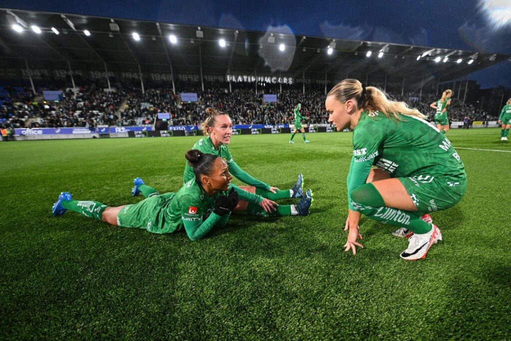 A drama pictures: Nervous wait for the other games to finish, euphoria, tears, pitch invasion and someone begging the players to kiss their baby