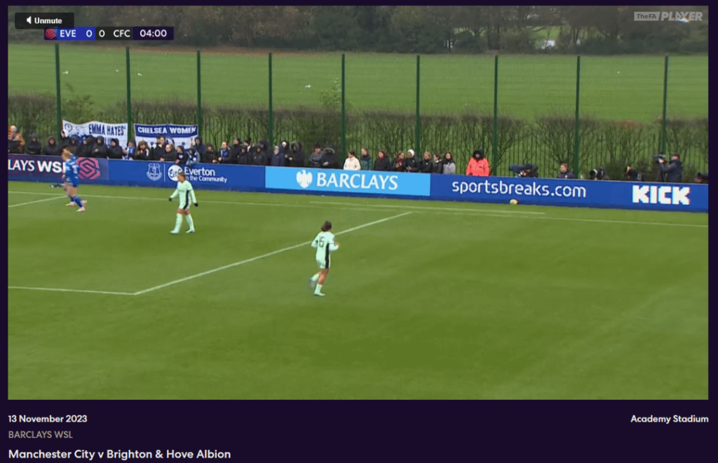 FA Player showing the wrong matches on the wrong pages. At the start of the City match, the scorecard also said Arsenal VS Bristol City