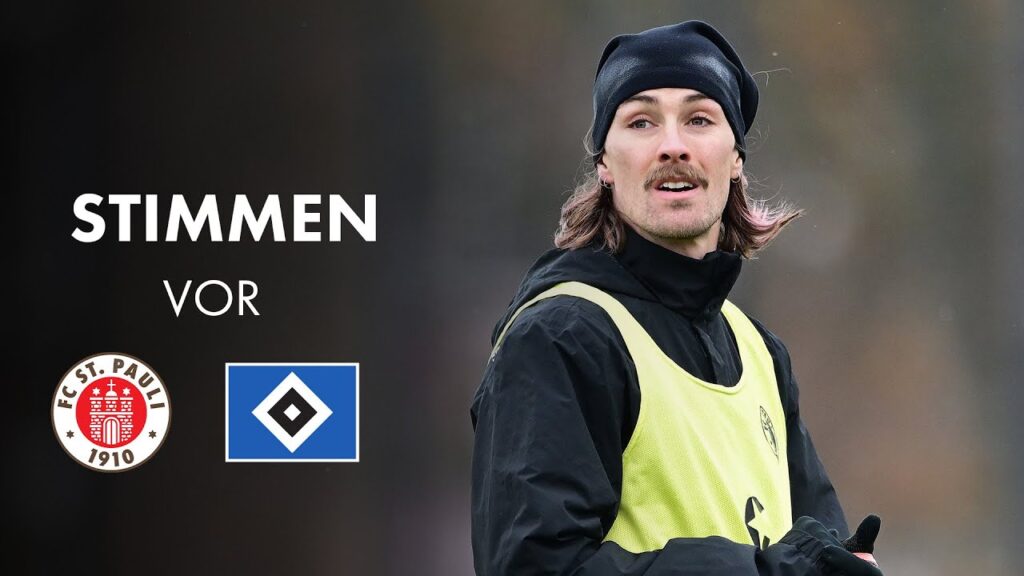 Jackson Irvine, Marcel Hartel und Johannes Eggestein vor dem Spiel gegen den Hamburger SV