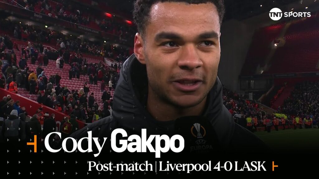"WE COULD HAVE SCORED MORE GOALS!" 😅 | Cody Gakpo | Liverpool 4-0 LASK | Europa League