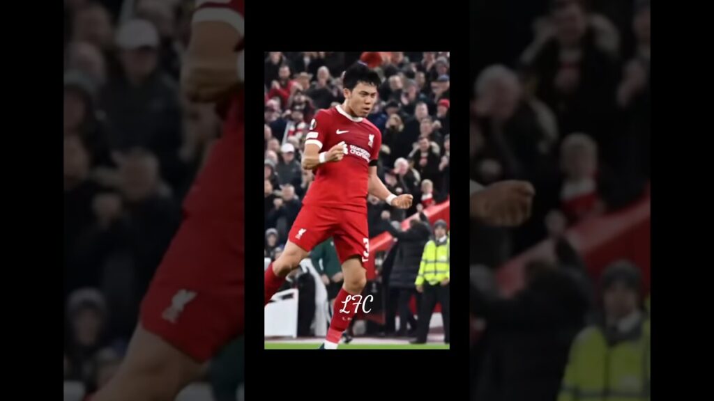 🇯🇵 Wataru Endō first Liverpool goal 🔴 #LFC #shorts #lfctv #liverpoolshorts #endo #wataruendo #fc