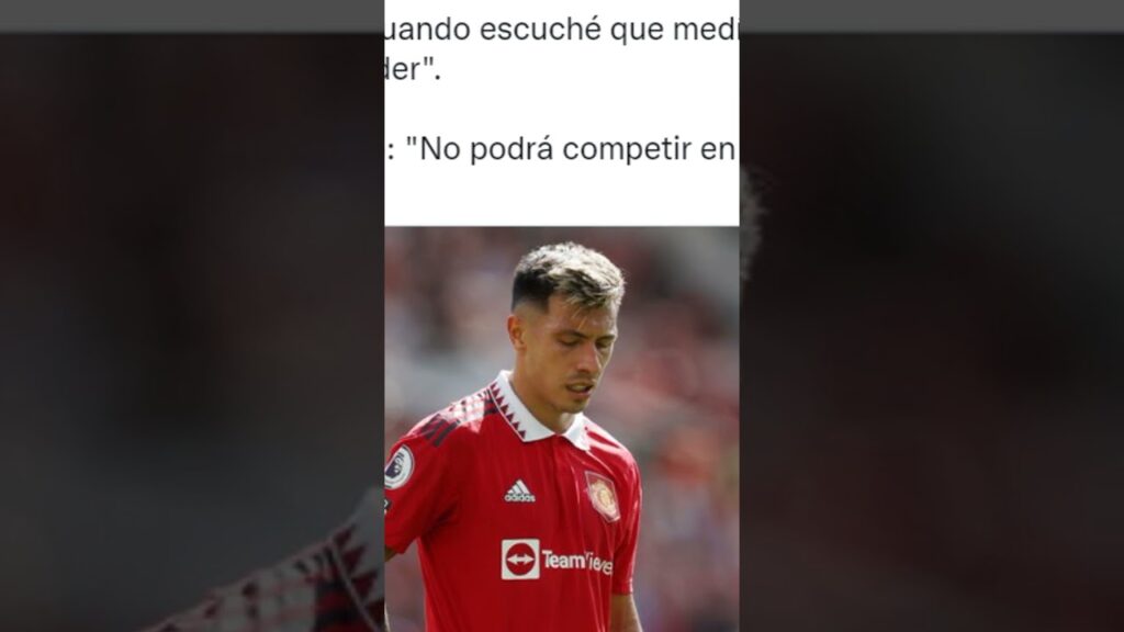 Lisandro Martinez ARRIESGÓ su CABEZA en su primer gol en el MANCHESTER / #shorts