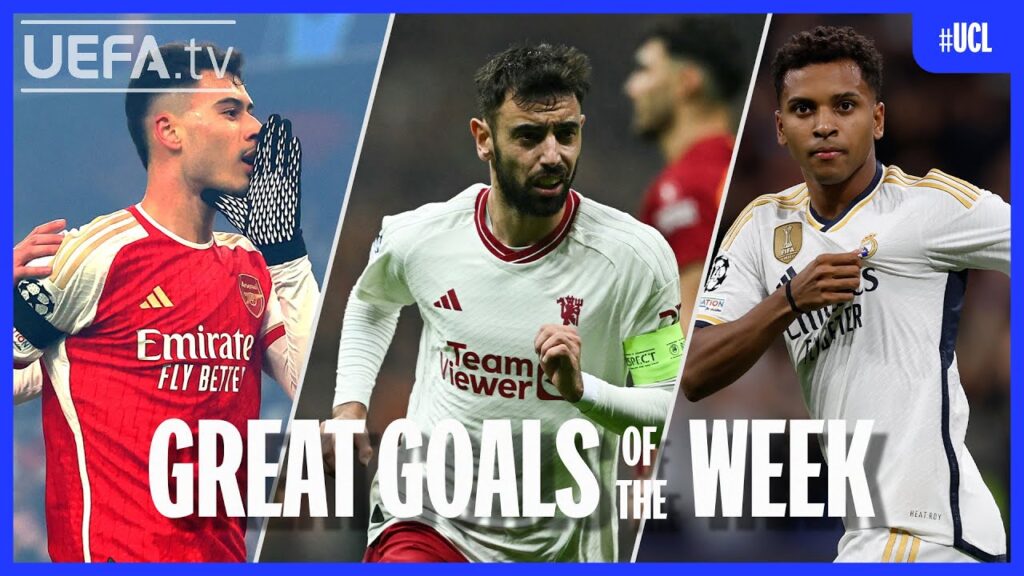 #UCL Great Goals Matchday 5 | Martinelli, Bruno, Rodrygo...