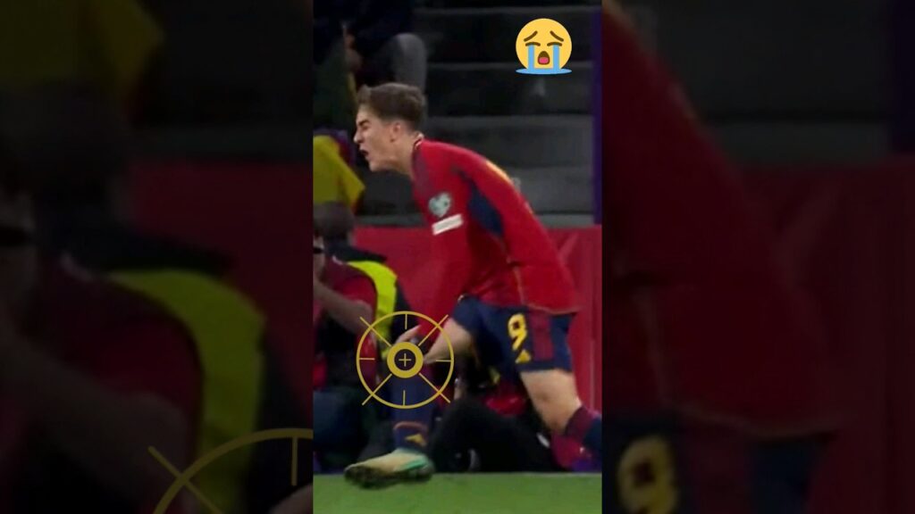 Moment Gavi injured 😱😭 #gavi #injury #pablogavi