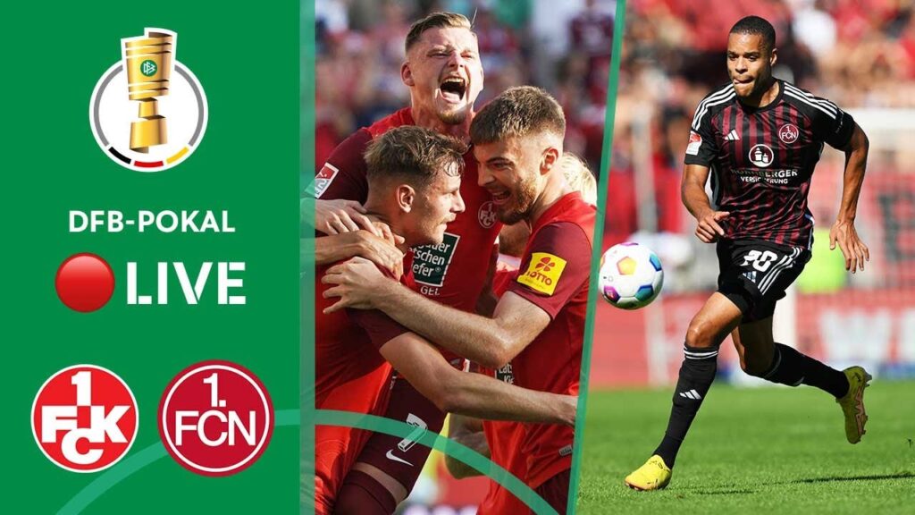 LIVE 🔴 1. FC Kaiserslautern vs. 1. FC Nürnberg | DFB-Pokal - Round of 16
