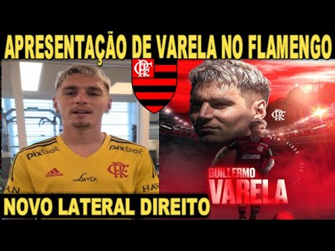 APRESENTAÇÃO DE GUILLERMO VARELA NO FLAMENGO - PRIMEIRO CONTATO DO URUGUAIO COM A TORCIDA DO MENGÃO