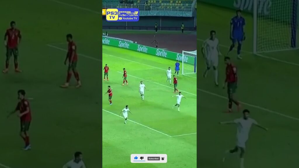 گل اول نوجوانان ایران به مراکش توسط قلی زاده