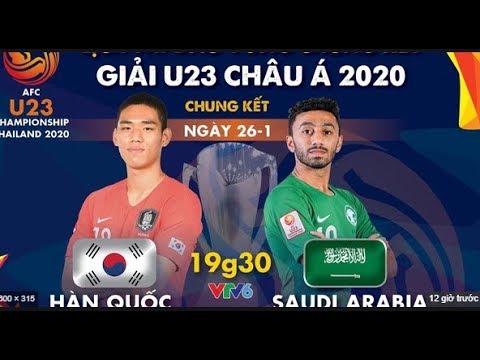 Trực Tiếp trận Chung Kết U23 Châu Á giữa Hàn Quốc Và Saudi Arabia