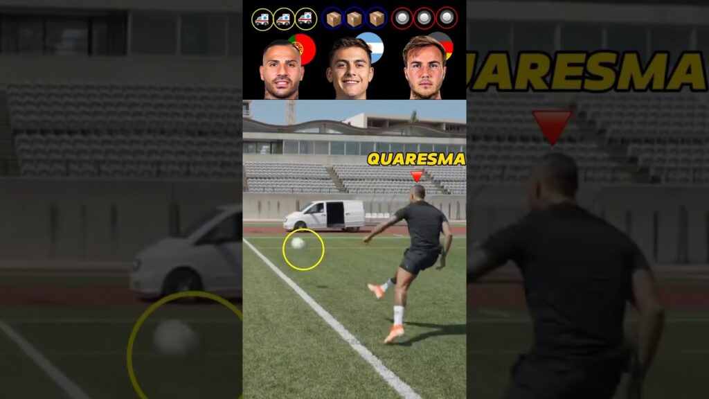 Quaresma VS Dybala VS Gotze 🤯🚀 Powerful Shot Challenge