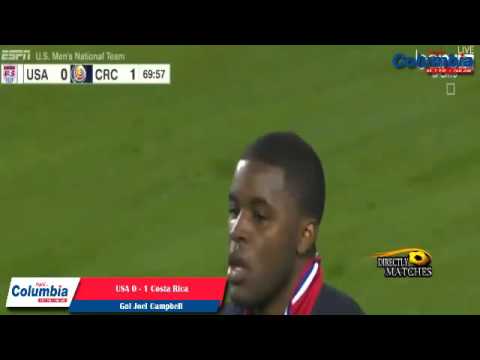 USA 0   CR 1 gol de Joel Campbell