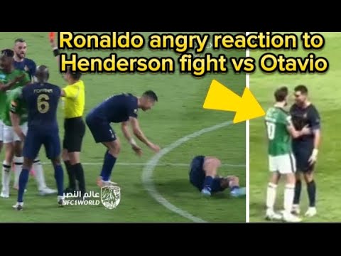 Ronaldo almost got into fight with Henderson after Hendeson Hit Otavio with his shoulder on his face
