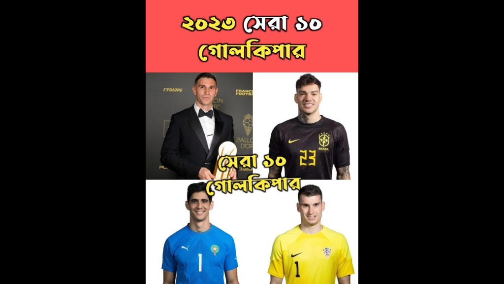 ২০২৩ সালের সেরা ১০ গোলকিপার তালিকা #yachinetrophy #emimartinez #ederson #ballondor2023 #shortvideo