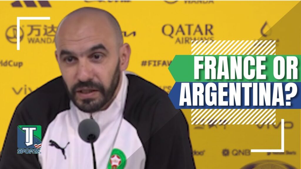 Walid Regragui REVEALS why he WILL SUPPORT France in the Qatar 2022 Final