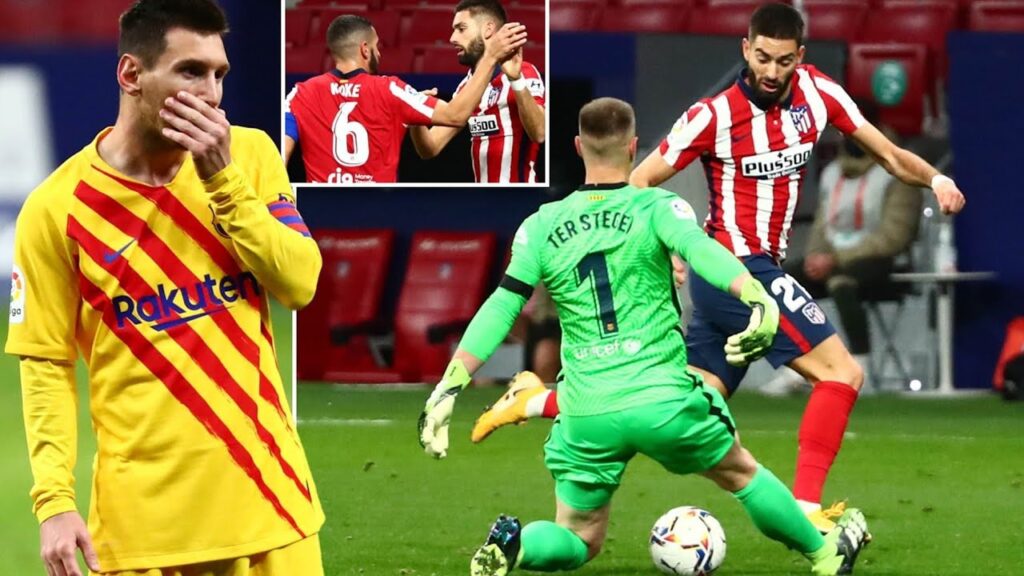 Carrasco humiliated ter stegen with nutmeg  SHOCKER GIFTS