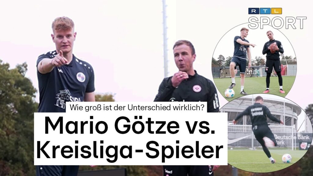 Faire Bedingungen? Weltmeister vs. Kreisliga D: Fußballchallenge mit Mario Götze (Teil 2)
