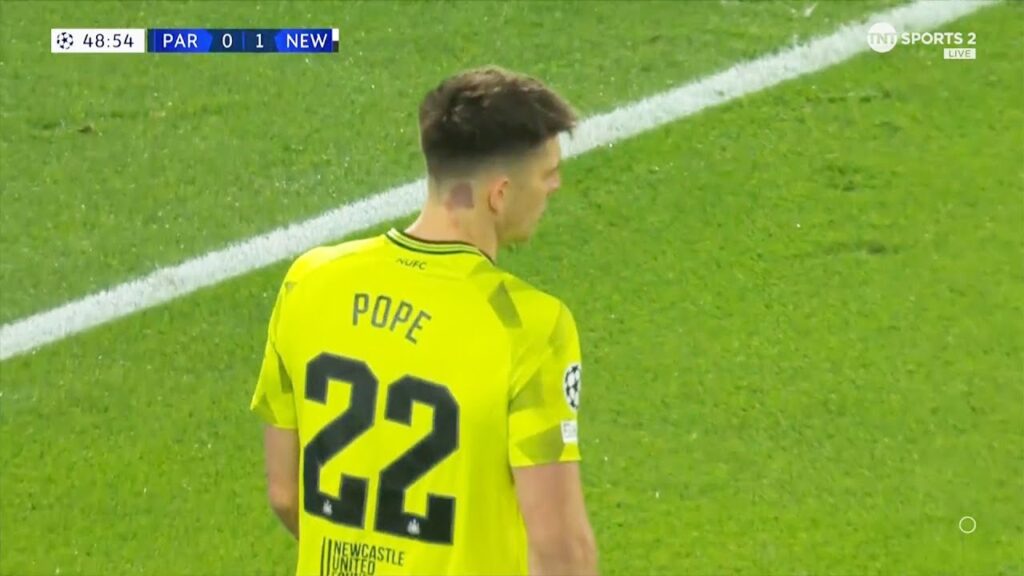Nick Pope vs PSG Away (28/11/2023)