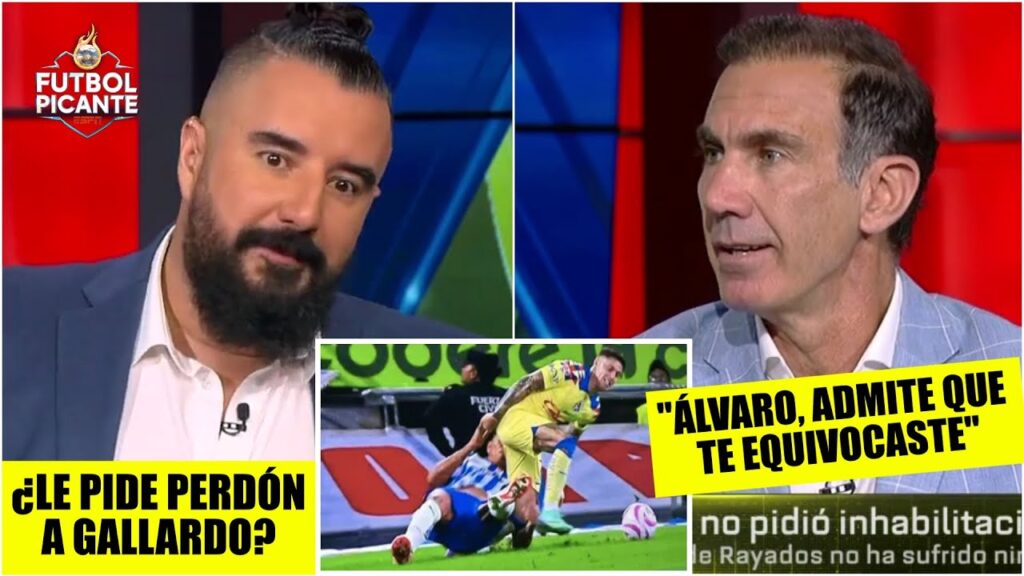 Paco le pide a Álvaro que RETIRE su ACUSACIÓN a Gallardo de querer LASTIMAR a rival | Futbol Picante