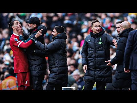 Darwin Núñez is beefing Pep Guardiola at full time💀 | Liverpool vs Man City