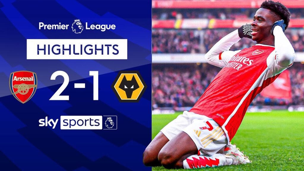 Saka and Ødegaard send Arsenal FOUR points clear! 🔝 | Arsenal 2-1 Wolves | Premier League Highlights