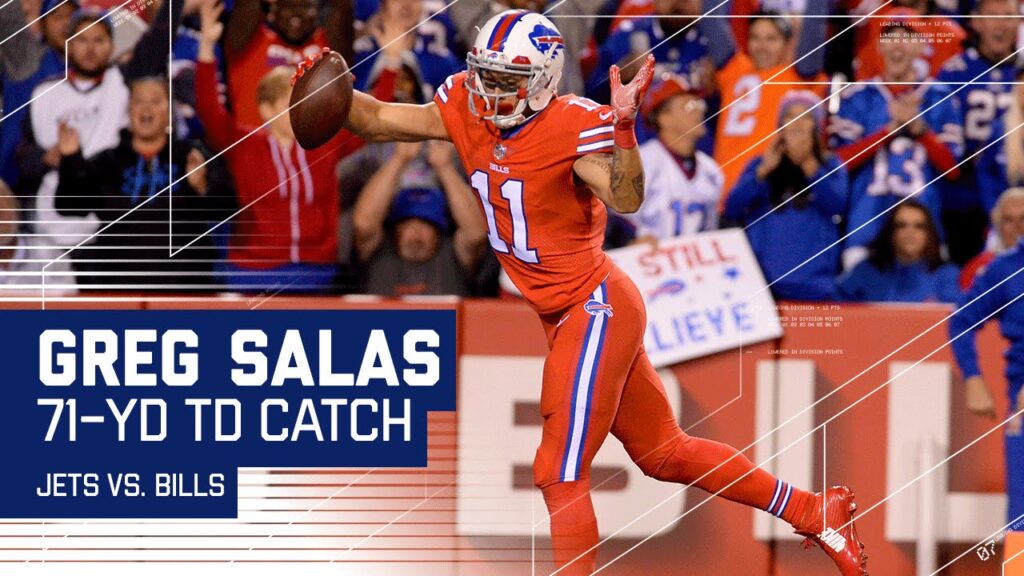 Tyrod Taylor Finds Former Jets WR Greg Salas for 71-Yard TD! | Jets vs. Bills | NFL Tyrod Taylor Finds Former Jets WR Greg Salas for 71-Yard TD! | Jets vs. Bills | NFL