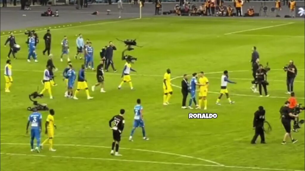 Cristiano Ronaldo,Rúben Neves,Yassine Bounou Full time scene to Al Nassr vs Al Hilal