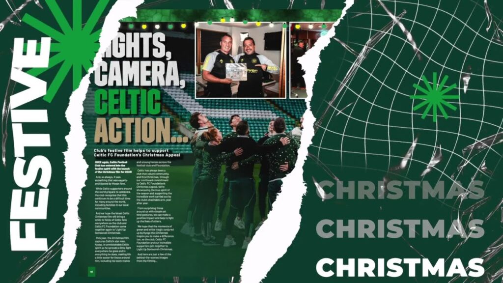 The latest issue of the Celtic View is out this week and it’s a Christmas cracker!