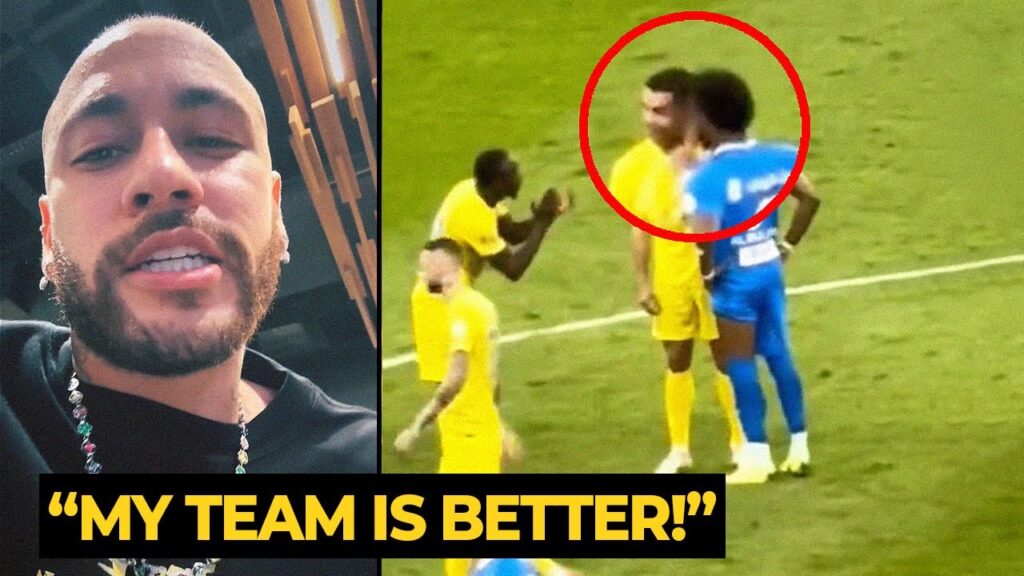 Neymar reaction after Al Hilal defeated Ronaldo team | Football News Today