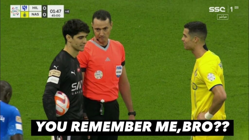 Cristiano Ronaldo meet Yassine Bounou