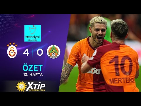 Galatasaray (4-0) Corendon Alanyaspor - Highlights/Özet | Trendyol Süper Lig - 2023/24