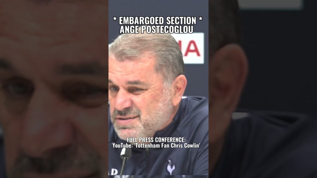 "HE'S SUCH A POPULAR AND POSITIVE GUY!" Postecoglou on Rodrigo Bentancur and His Injury